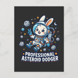 Professional Asteroid Dodger Bunny ポストカード