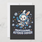Professional Asteroid Dodger Bunny 招待状 (正面)