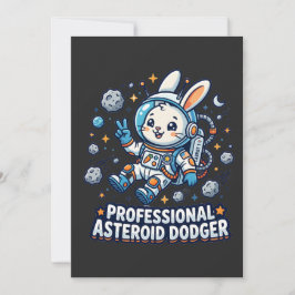 Professional Asteroid Dodger Bunny 招待状