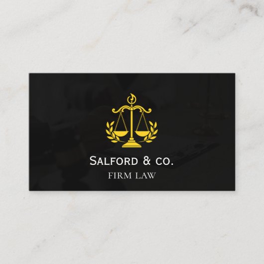 Professional Attorney Business Card | Lawyer  名刺 (正面)