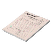 Professional Bakery Invoice Business ノートパッド (回転)