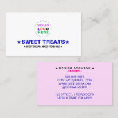 Professional Bakery Logo Company & Brand Slogan 名刺 (正面/裏面)