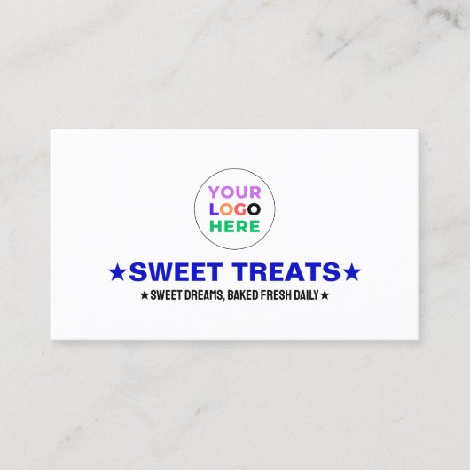 Professional Bakery Logo Company & Brand Slogan 名刺 (正面)