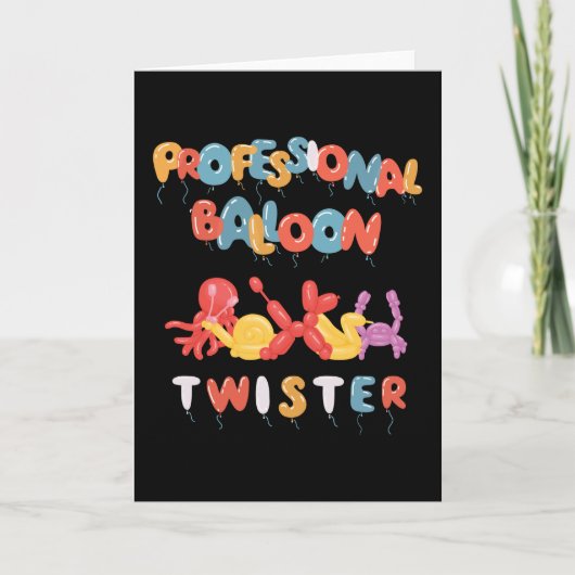 Professional Balloon Twister Balloon カード (正面)