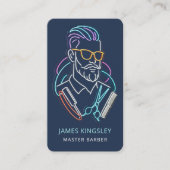 Professional Barber Haircut Shave Grooming Stylish 名刺 (正面)