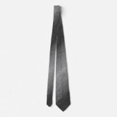 Professional Black Glitter Ombre Sparkle Groom ネクタイ (裏面)