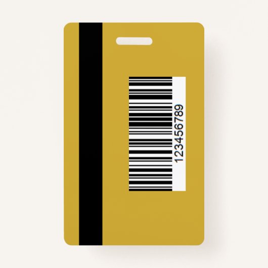 Professional Black Gold Media Press Pass ID Badge バッジ (裏面)