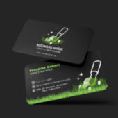 Professional Black Green Lawn Care & Landscaping 名刺