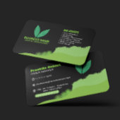 Professional Black Green Lawn Care & Landscaping 名刺