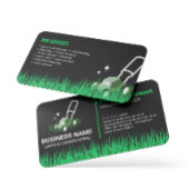 Professional Black Green Lawn Care & Landscaping 名刺
