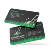 Professional Black Green Lawn Care & Landscaping 名刺
