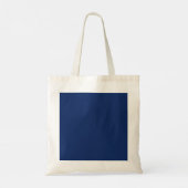 Professional Black Monogram Blue Your Name トートバッグ (裏面)