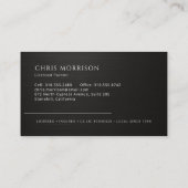 Professional Black Painter 名刺 (裏面)