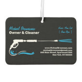 Professional Black Pressure Washing Power Cleaning カーエアーフレッシュナー (裏面)