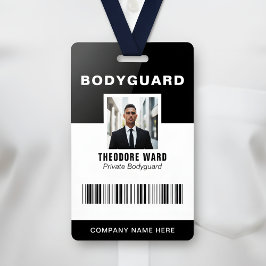 Professional Bodyguard ID Private Security Badge バッジ