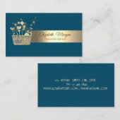 Professional Bokeh Gold Glitter Cleaning Tools 名刺 (正面/裏面)