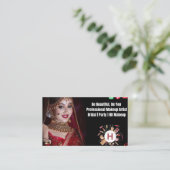 Professional Bridal & Party Makeup Artist | Home S 名刺 (スタンド正面)