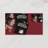 Professional Bridal & Party Makeup Artist | Home S 名刺 (裏面)