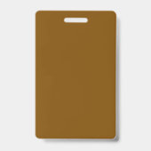 Professional Brown Identification Card バッジ (裏面)