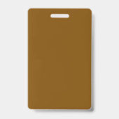 Professional Brown Identification Card バッジ (正面)