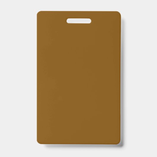Professional Brown Identification Card バッジ (正面)