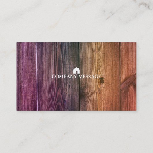 Professional Builder Carpenter Tools Woodworking B 名刺 (裏面)