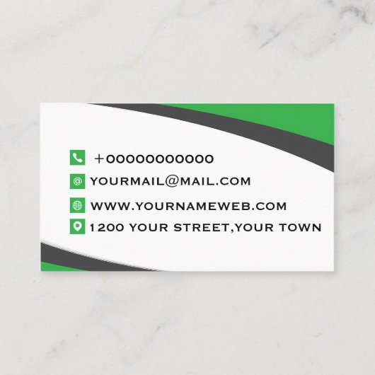 Professional business card  名刺 (裏面)