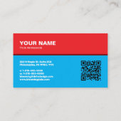 Professional Business Card for Entrepreneur 名刺 (裏面)