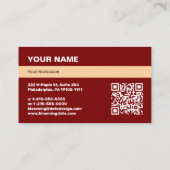 Professional Business Card for Entrepreneur 名刺 (裏面)