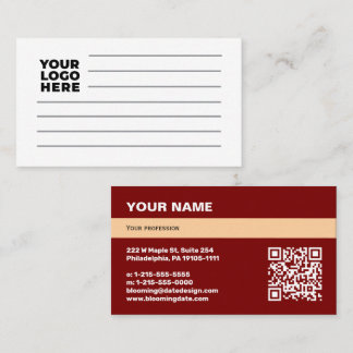 Professional Business Card for Entrepreneur 名刺