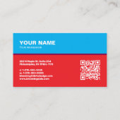 Professional Business Card for Entrepreneur 名刺 (裏面)