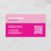 Professional Business Card for Entrepreneur 名刺 (裏面)