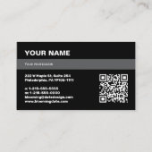 Professional Business Card for Entrepreneur 名刺 (裏面)