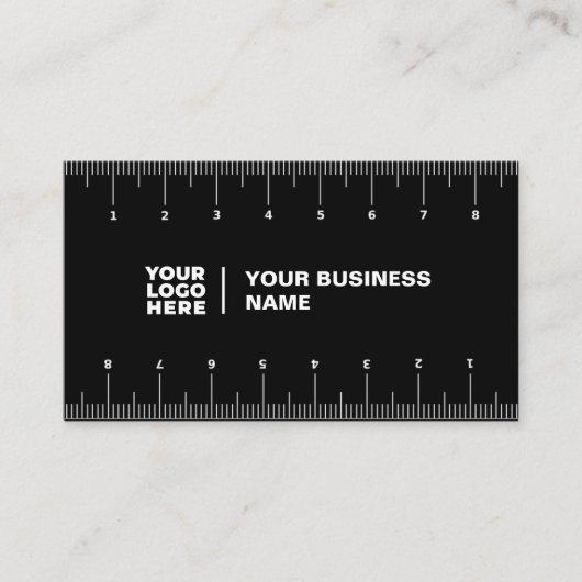 Professional Business Card with Ruler (cm) 名刺 (正面)