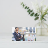 Professional business cards, editable template 名刺 (スタンド正面)