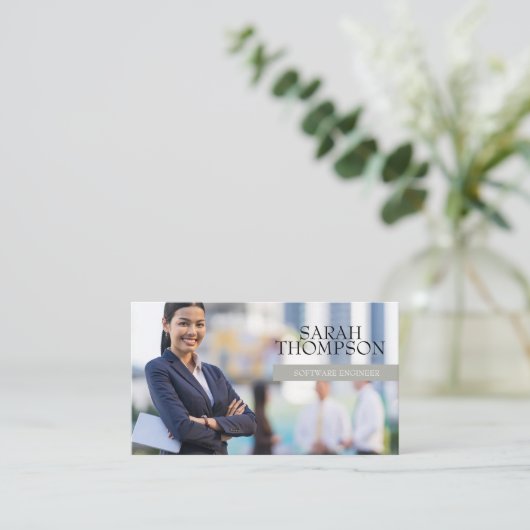 Professional business cards, editable template  名刺 (スタンド正面)