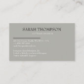Professional business cards, editable template 名刺 (裏面)