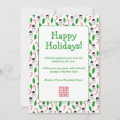 Professional Business Customer Holiday Card シーズンカード (正面)