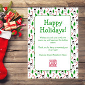 Professional Business Employee Holiday Card シーズンカード