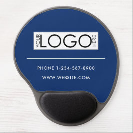 Professional Business Logo Contact Details Simple ジェルマウスパッド