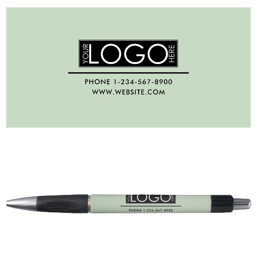 Professional Business Logo Contact Details Simple ボールペン