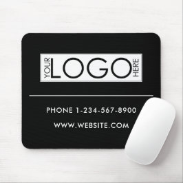 Professional Business Logo Contact Details Simple マウスパッド