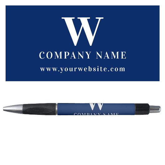 Professional Business Logo Monogram Name Website ボールペン