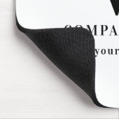 Professional Business Logo Monogram Name Website マウスパッド (コーナー)