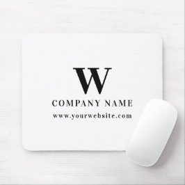 Professional Business Logo Monogram Name Website マウスパッド