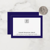 Professional Business Logo Note Card ノートカード (正面/裏面インサイチュ)