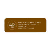  Professional Business Logo  Return Address Label ラベル (正面)