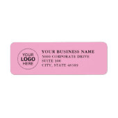  Professional Business Logo  Return Address Label ラベル (正面)
