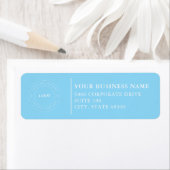  Professional Business Logo  Return Address Label ラベル (インサイチュ)