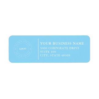 Professional Business Logo Return Address Label ラベル